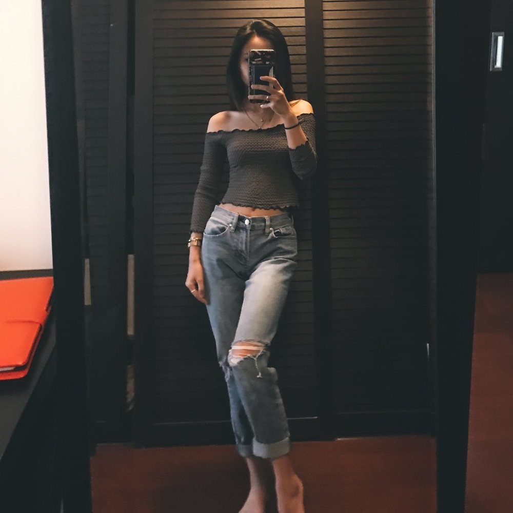 Free People Off-the-Shoulder Top